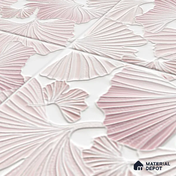 Floral Wall Tile TL 07244 C Florina 4002 Granula 1 ft x 1 ft Ceramic Matte Finish - 9 mm  | 2 mm Spacer is Mandatory | Please Expect a Slight Variation of Pattern (Sample)